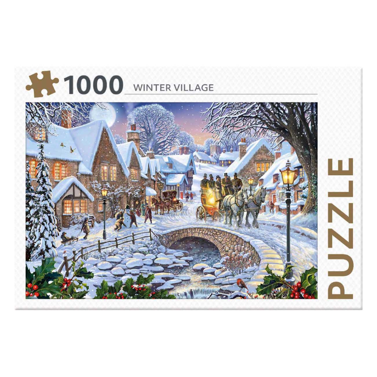 Legpuzzel Winter Village - 1000st.