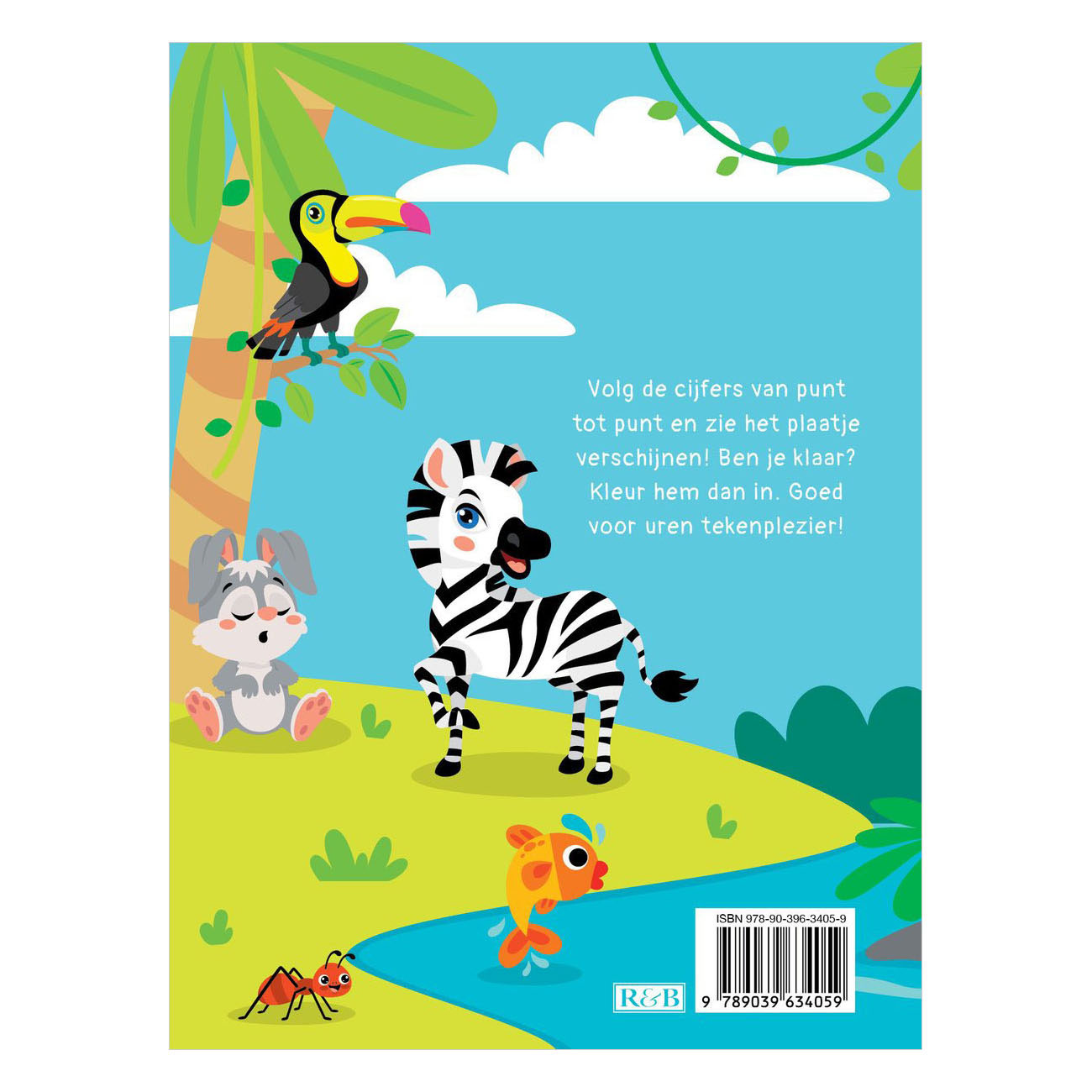 Dieren - van punt tot punt Tekenboek
