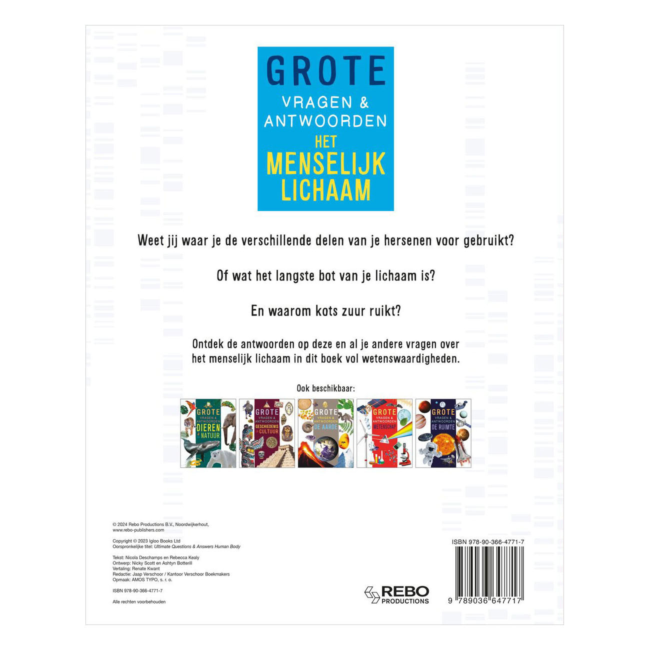 Het menselijk lichaam - Grote vragen & antwoorden