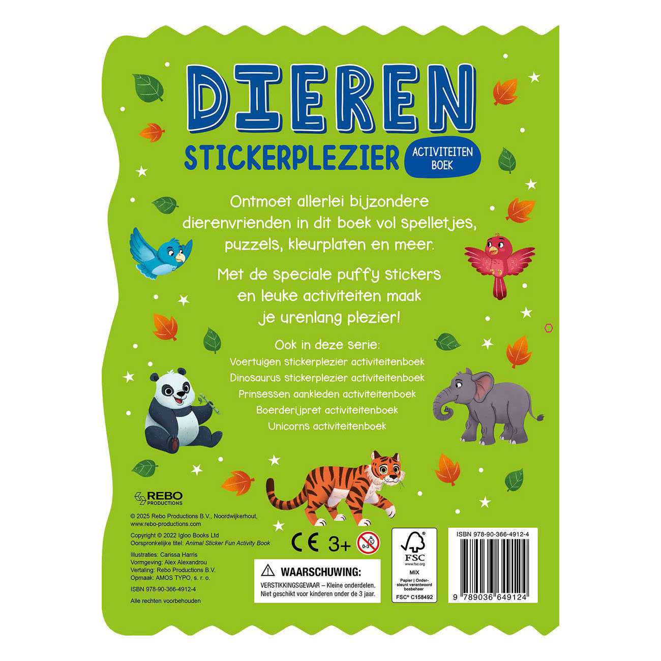 Dieren - stickerplezier activiteitenboek