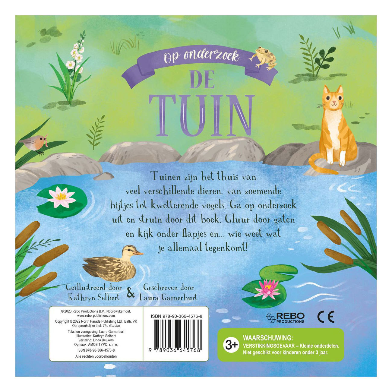 De tuin - Op onderzoek flapjesboek