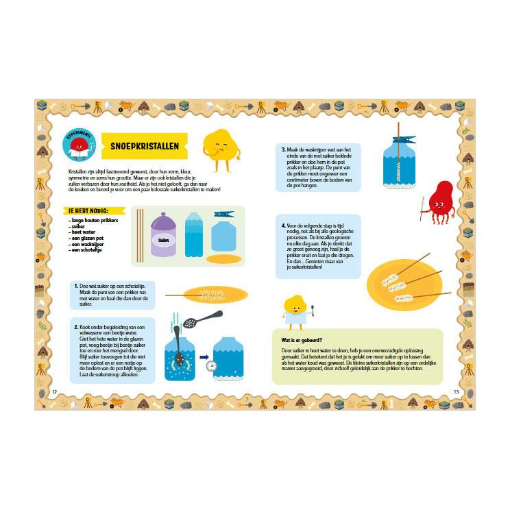 Geologie - Gek op wetenschap met 100+ Stickers