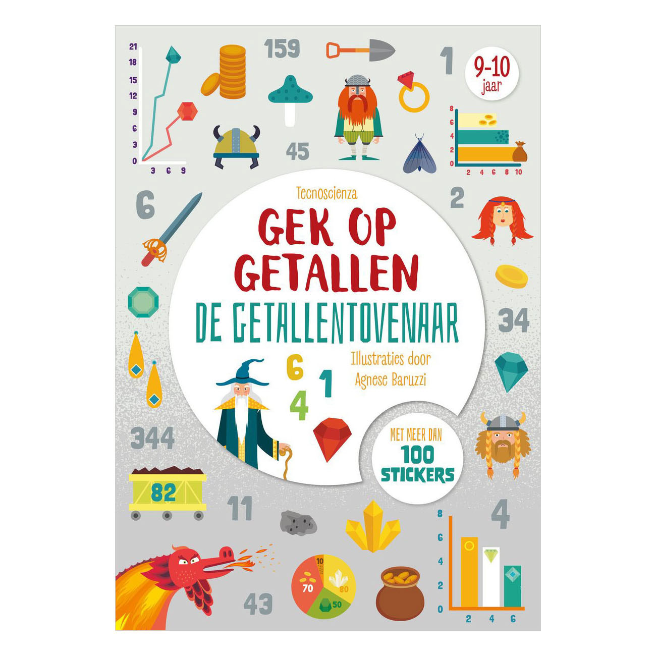 Getallentovenaar - Gek op Getallen - 100+ Stickers