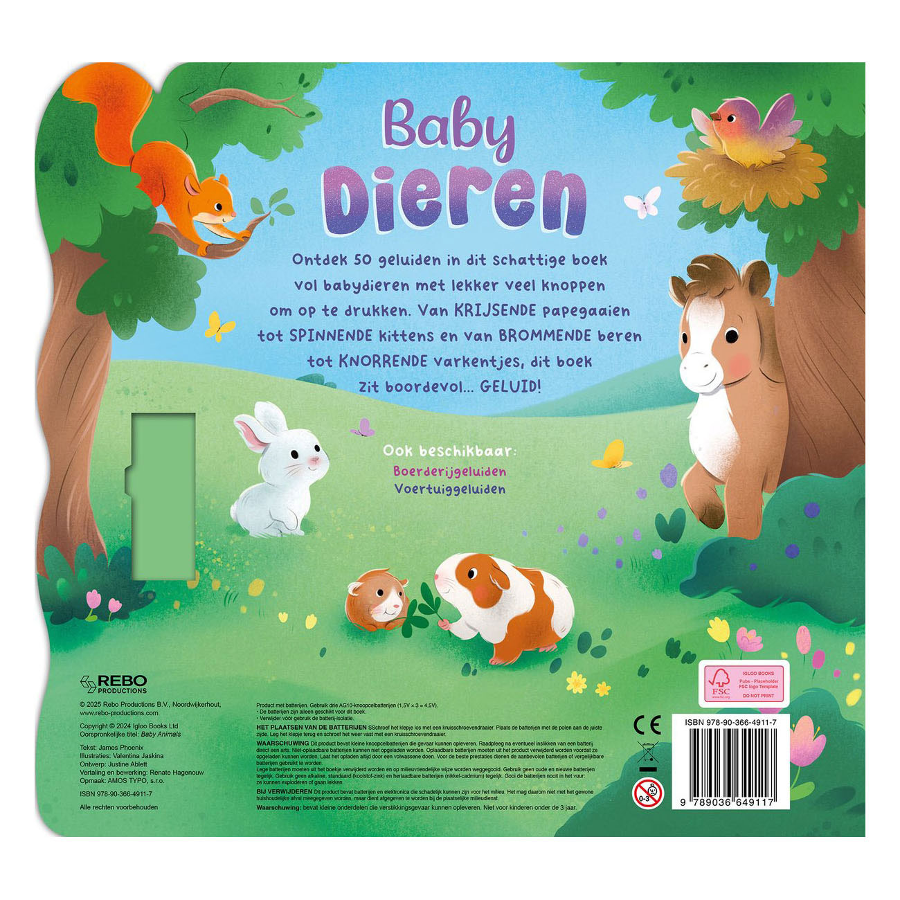 Babydieren - 50 geluidenboek