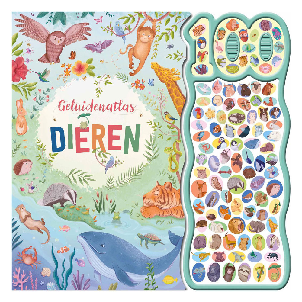 Geluidenatlas Dieren - 100 geluidenboek
