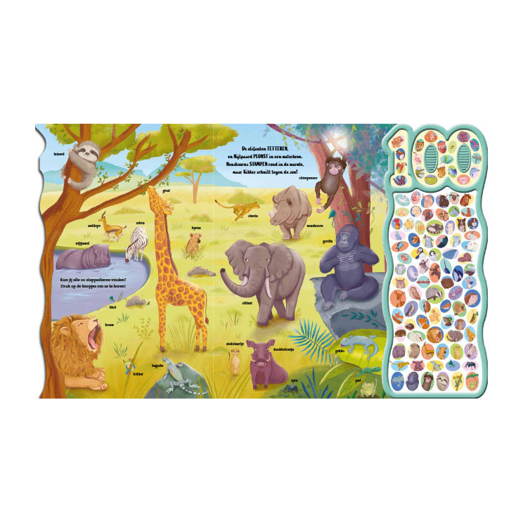 Geluidenatlas Dieren - 100 geluidenboek