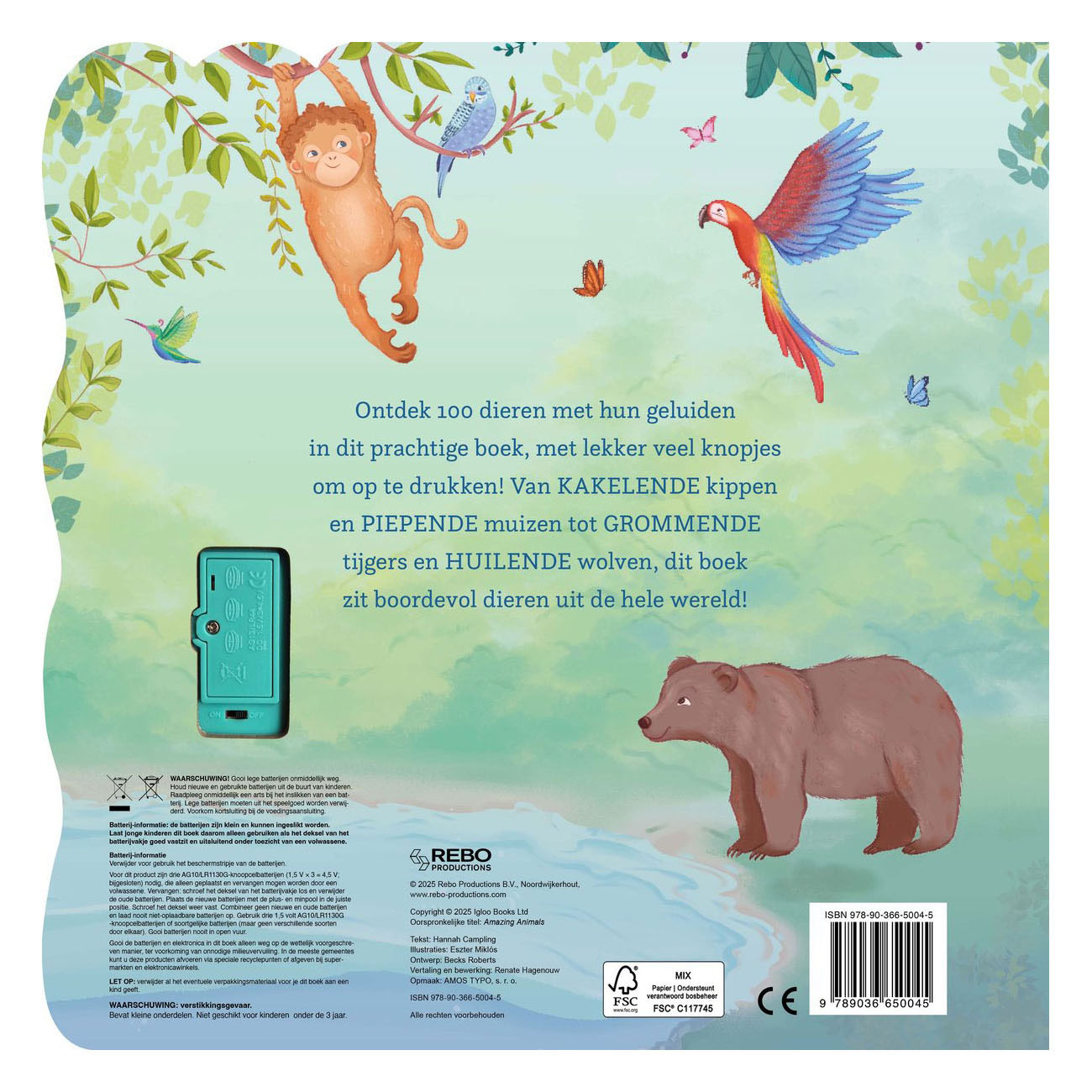 Geluidenatlas Dieren - 100 geluidenboek