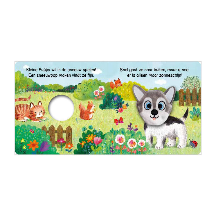 Kleiner Welpe – Fingerpuppenbuch