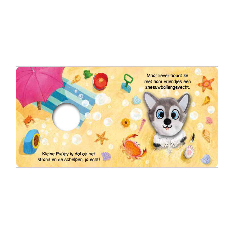 Kleiner Welpe – Fingerpuppenbuch