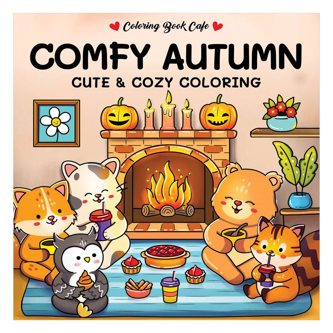 Comfy autumn - Cute & cozy Kleurboek