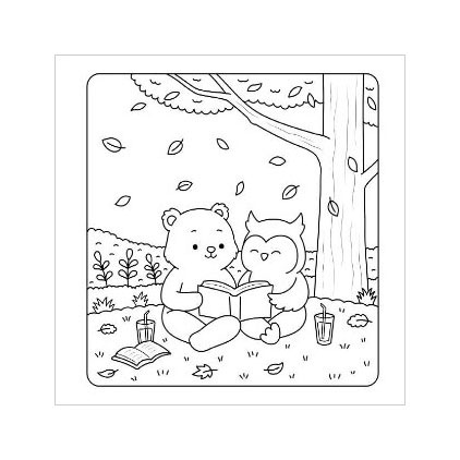 Comfy autumn - Cute & cozy Kleurboek