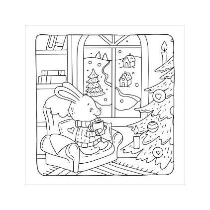 Cozy Christmas - Cute & cozy  Kleurboek
