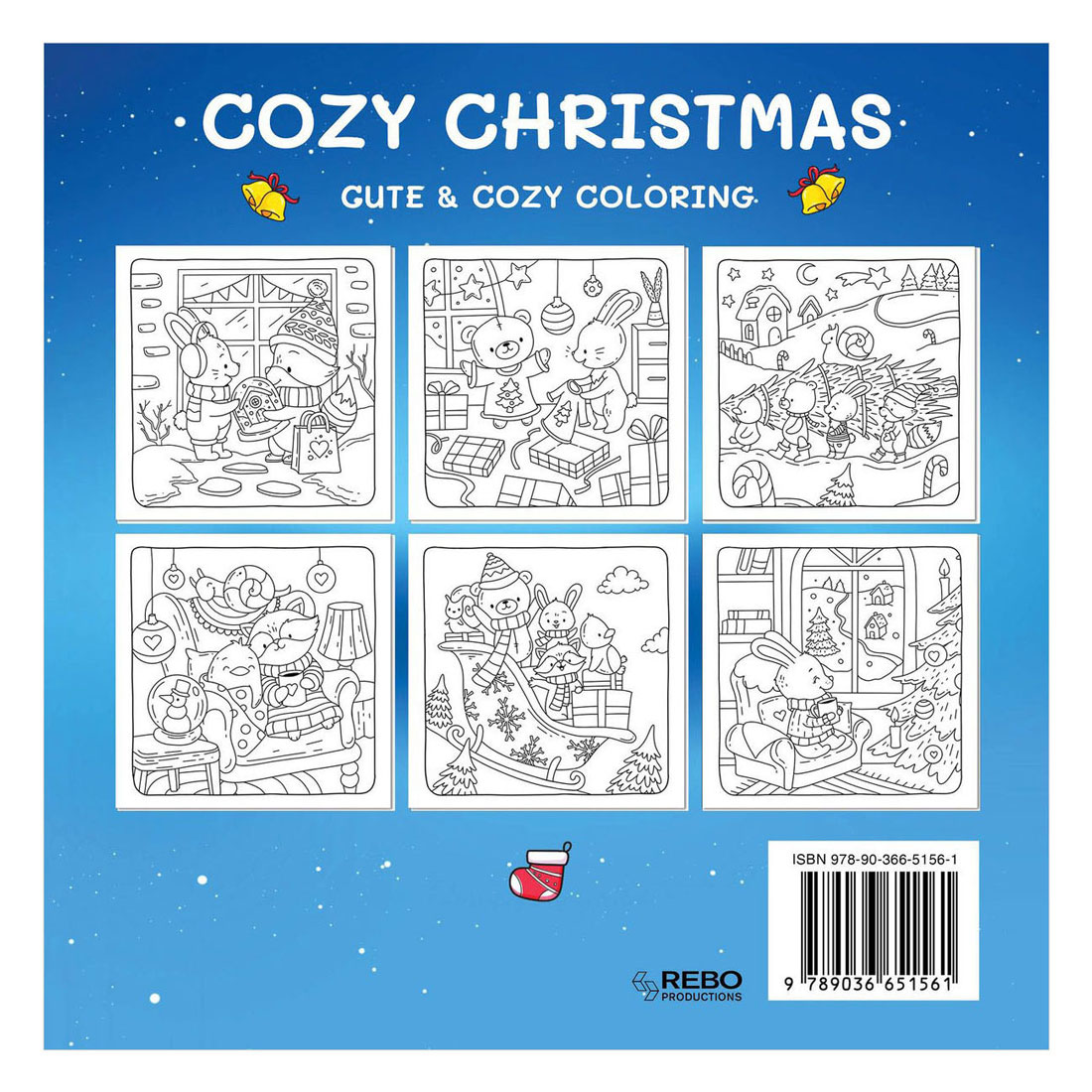 Cozy Christmas - Cute & cozy  Kleurboek