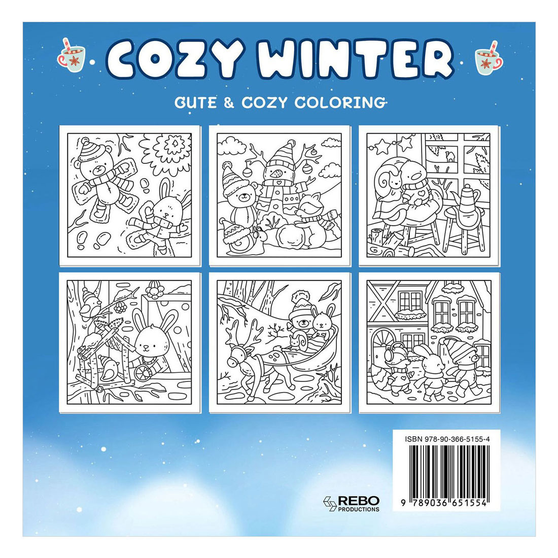 Cozy winter - Cute & cozy Kleurboek