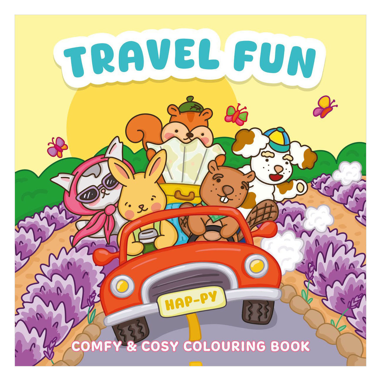 Travel fun - Comfy & cosy Kleurboek