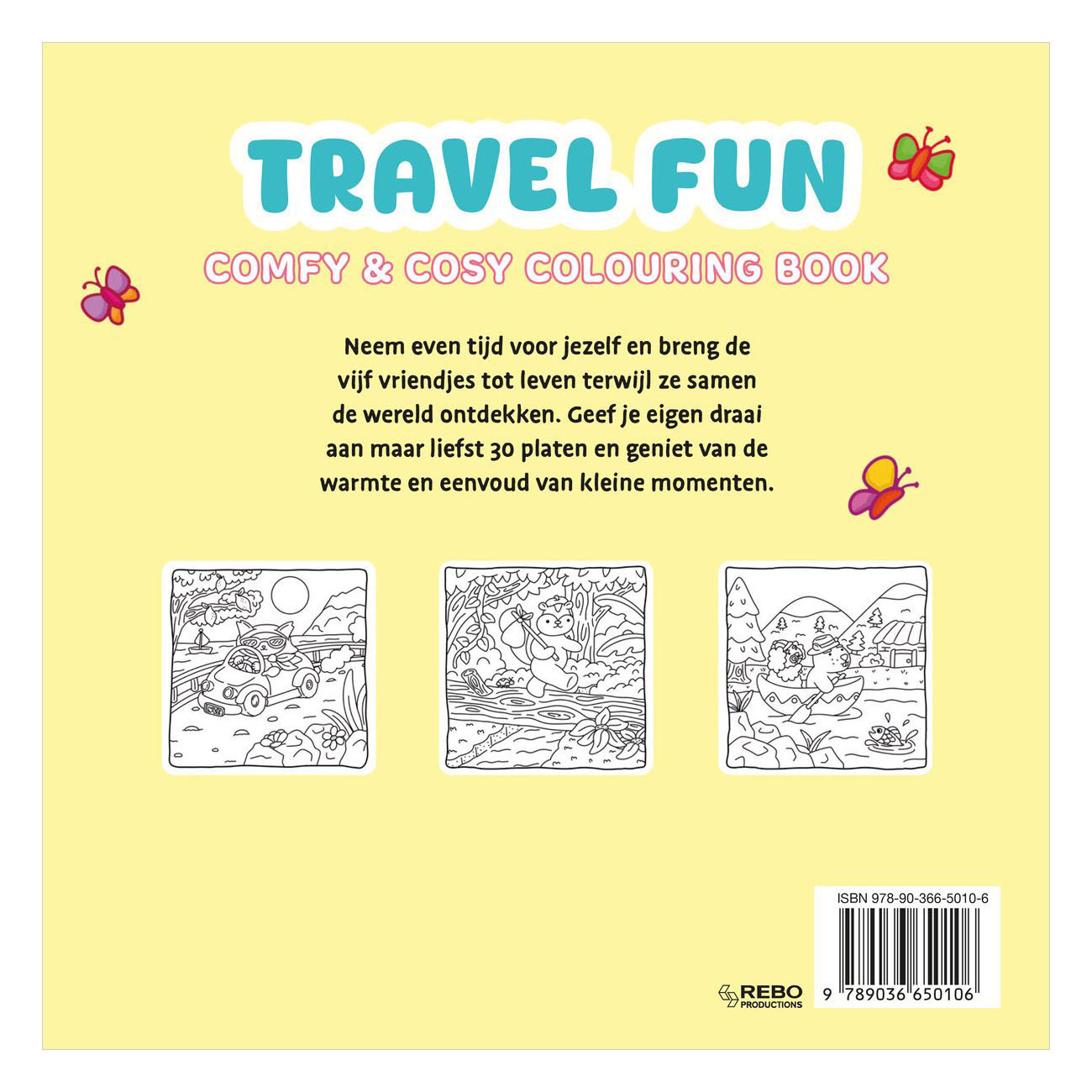 Travel fun - Comfy & cosy Kleurboek