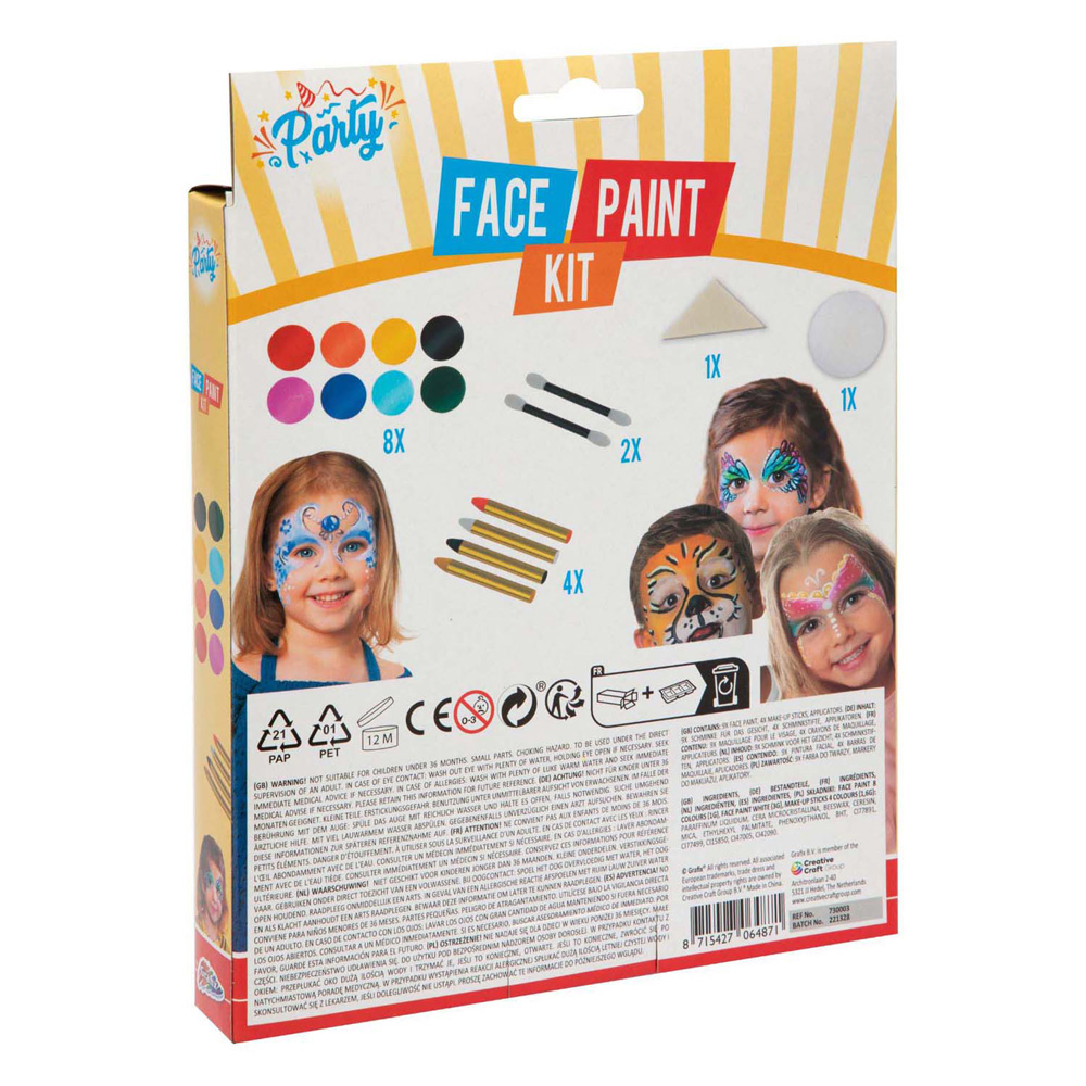 Schminkset, 9 kleuren