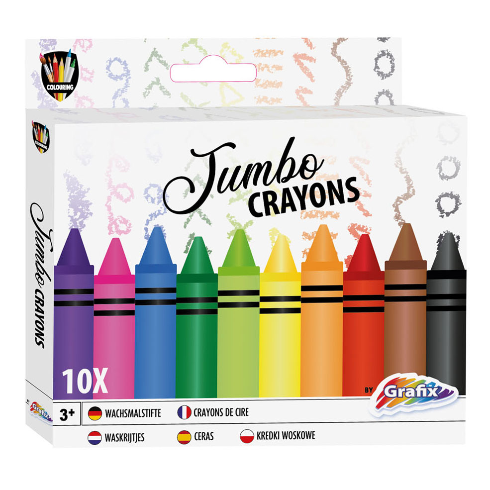 Crayons Jumbo Artiste, 10 pcs.