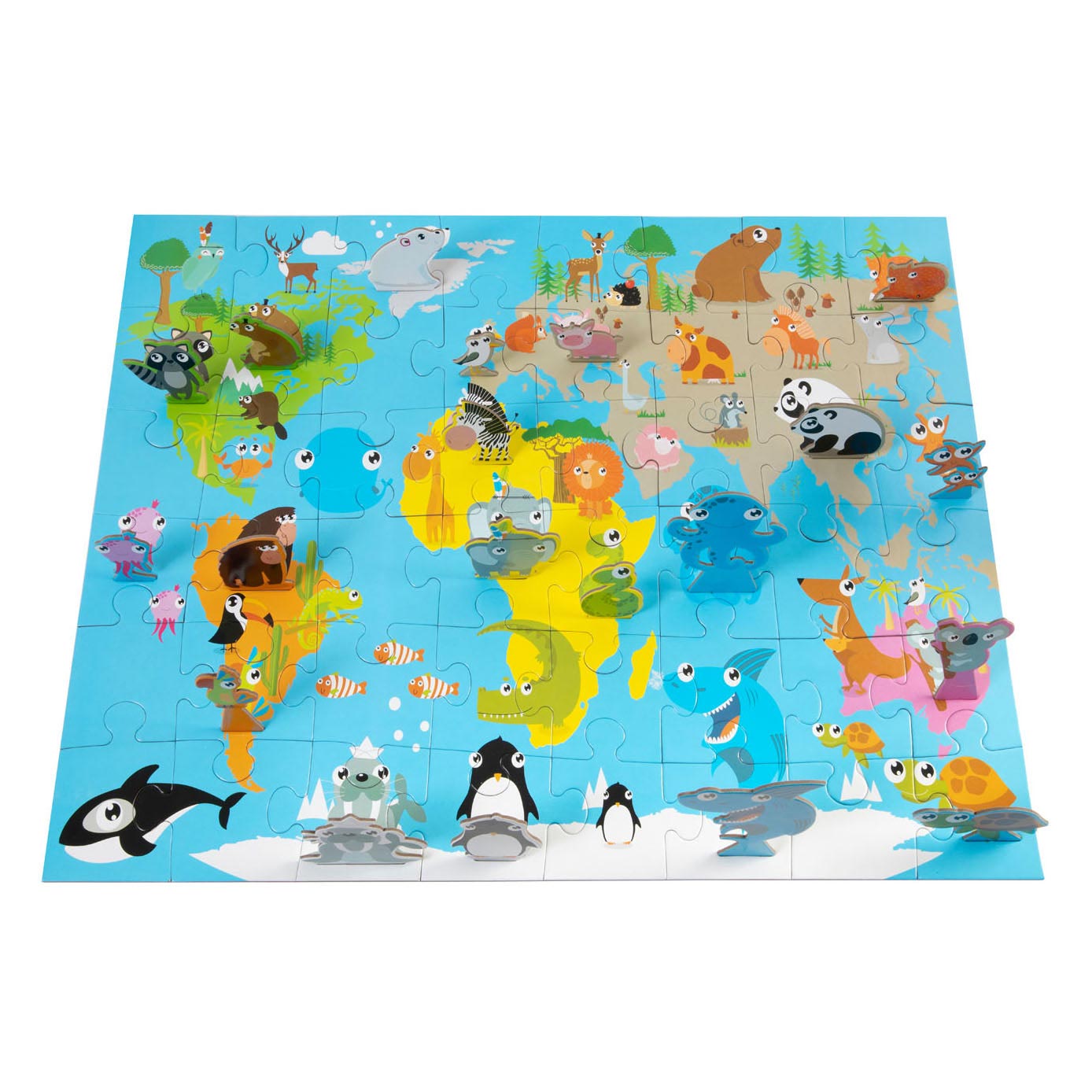 3D-Puzzle Tiere der Welt (40x50cm)