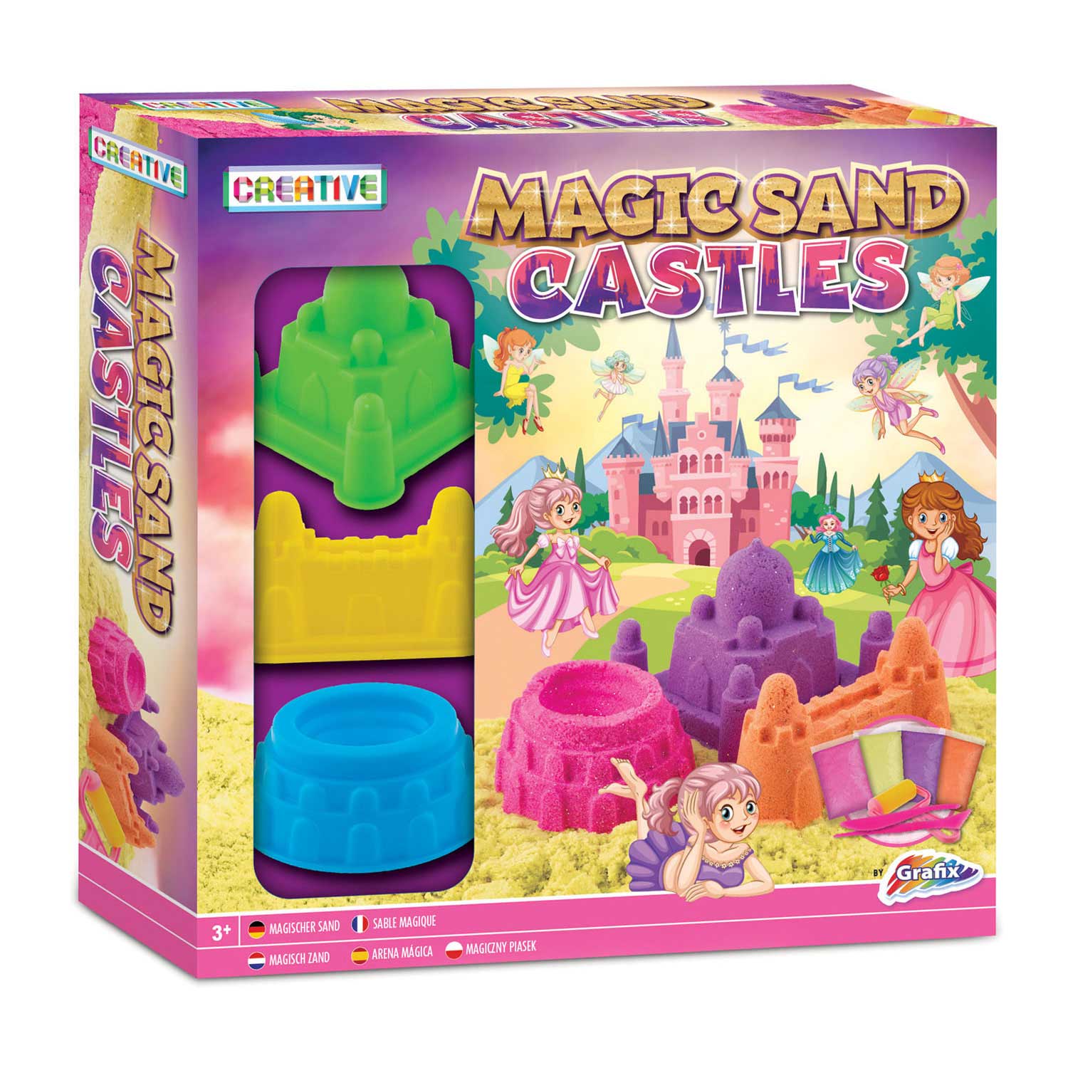 Magisches Sandburg-Set – Prinzessin