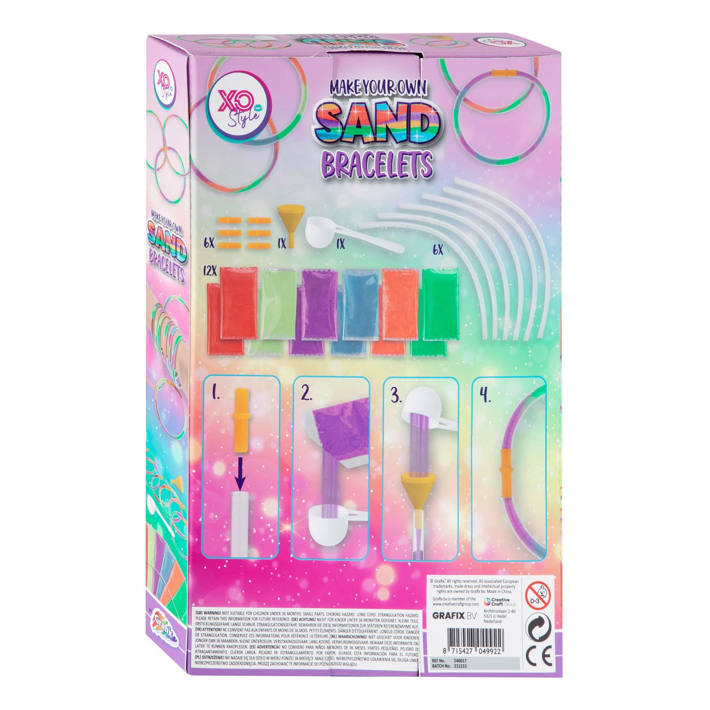 Fabrication de bracelets de sable