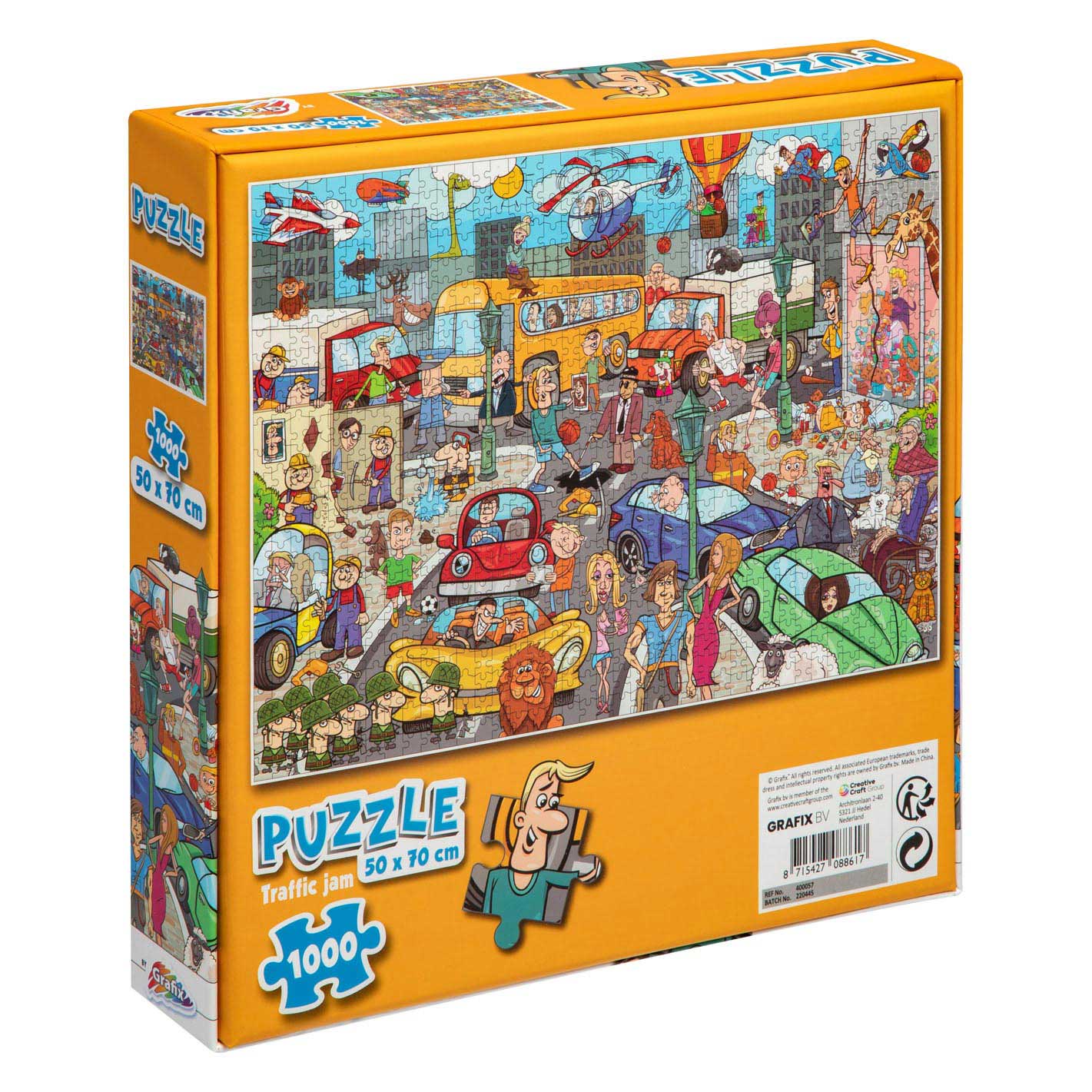 Puzzle Comic Traffic, 1000 Teile.