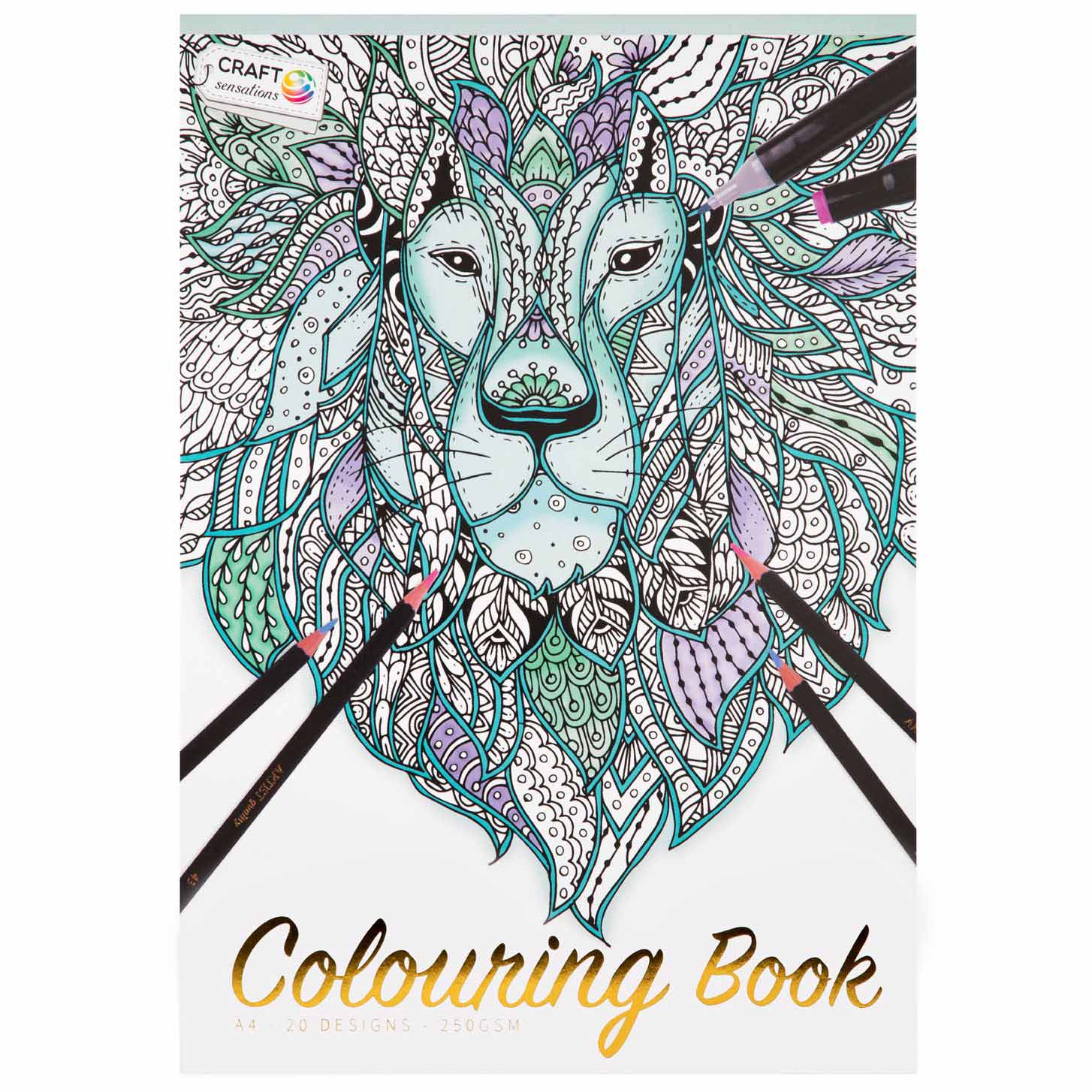 Kleurboek A4 - Leeuw