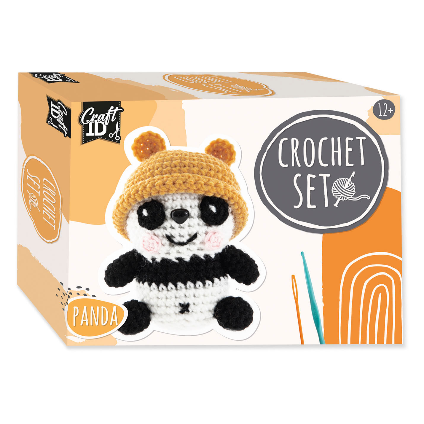 Kit de crochet Panda avec chapeau