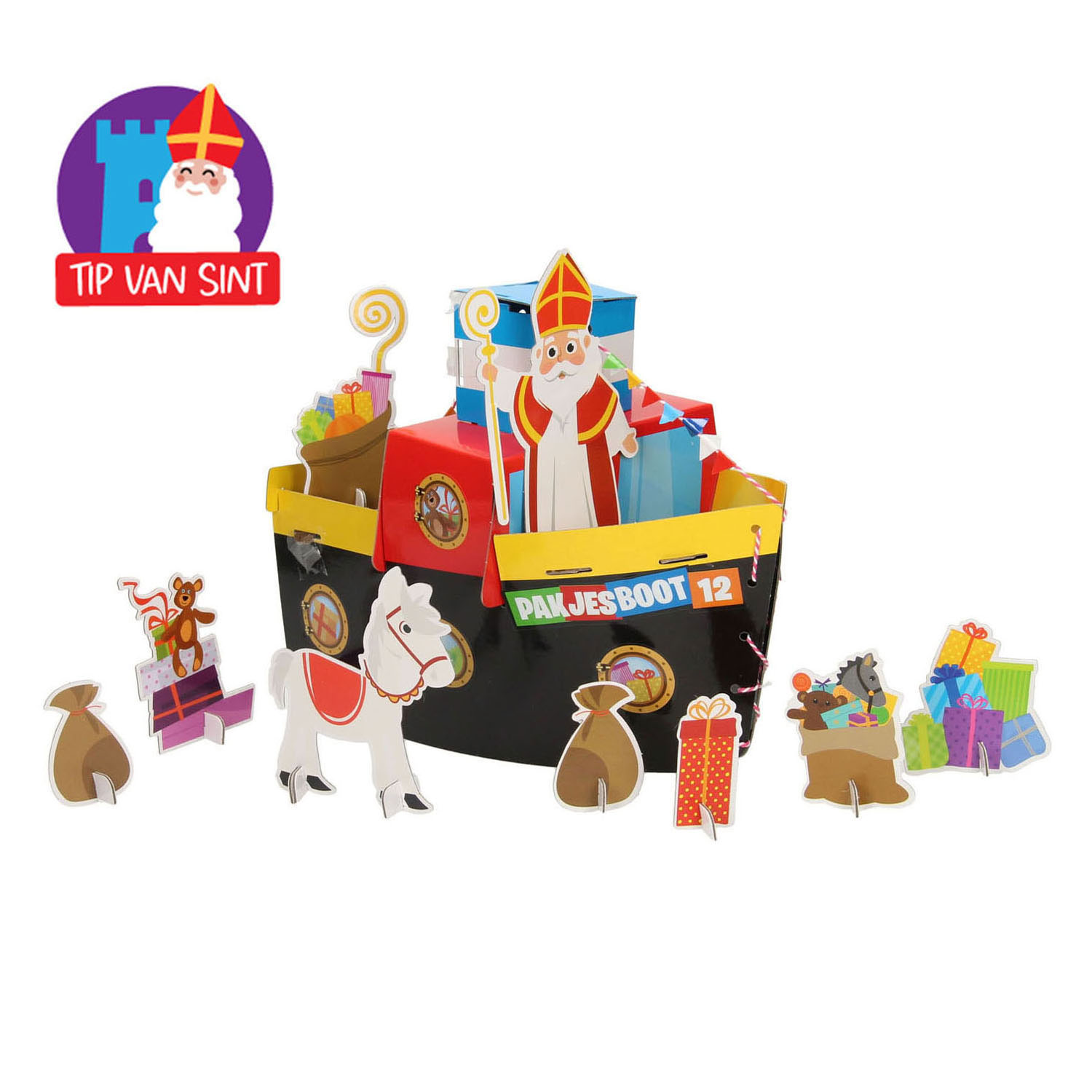 Sinterklaas Knutselset - Maak je eigen Stoomboot