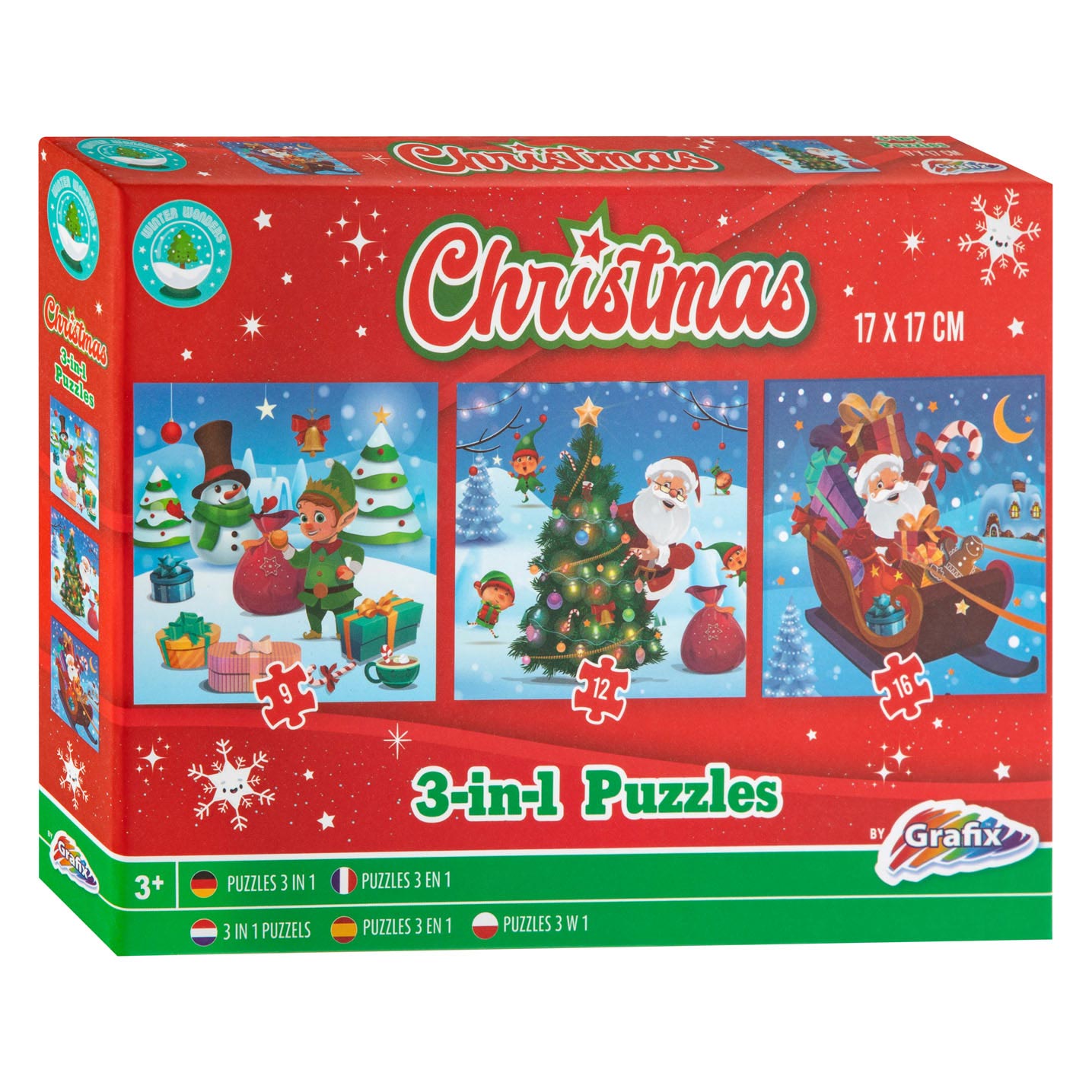Umeki Proberen Botanist Kerst 3-in-1 Puzzel online kopen? | Lobbes Speelgoed