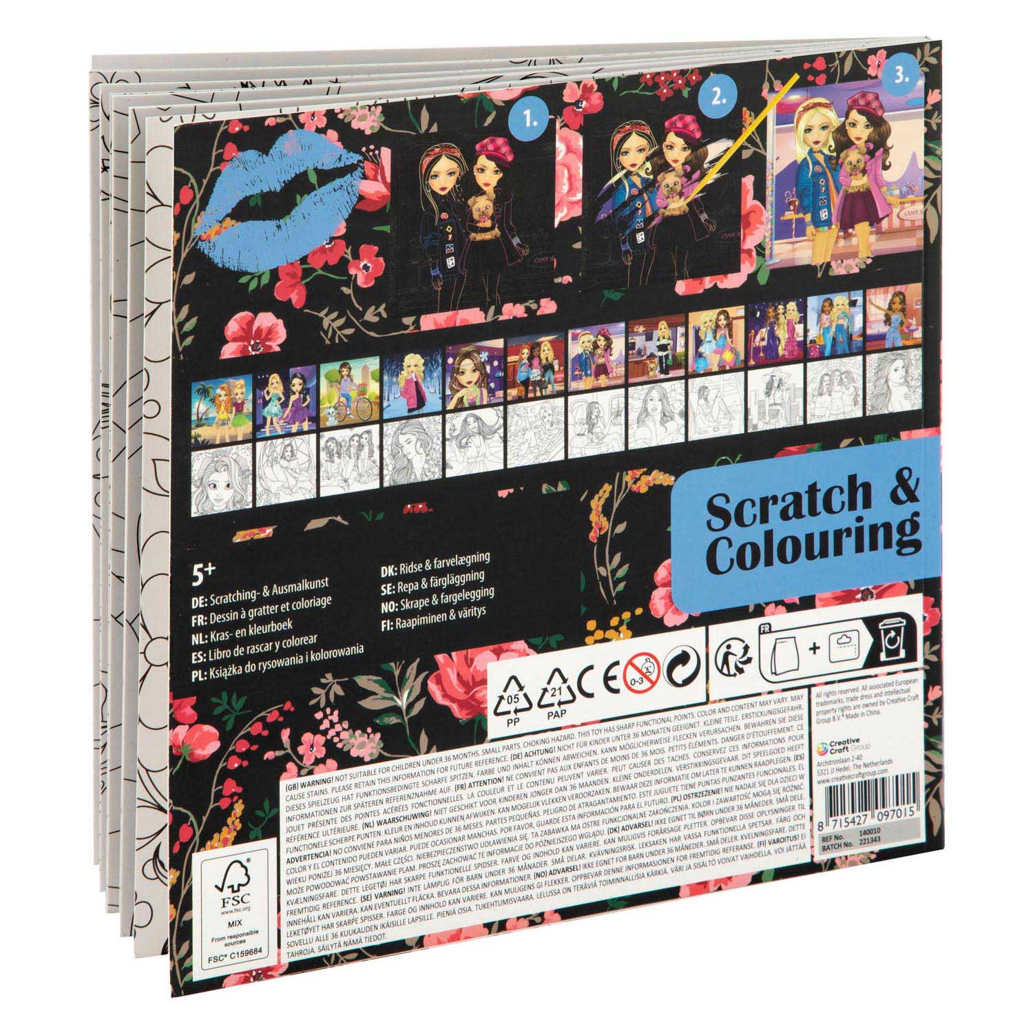 Besties Scratch- & Kleurboek