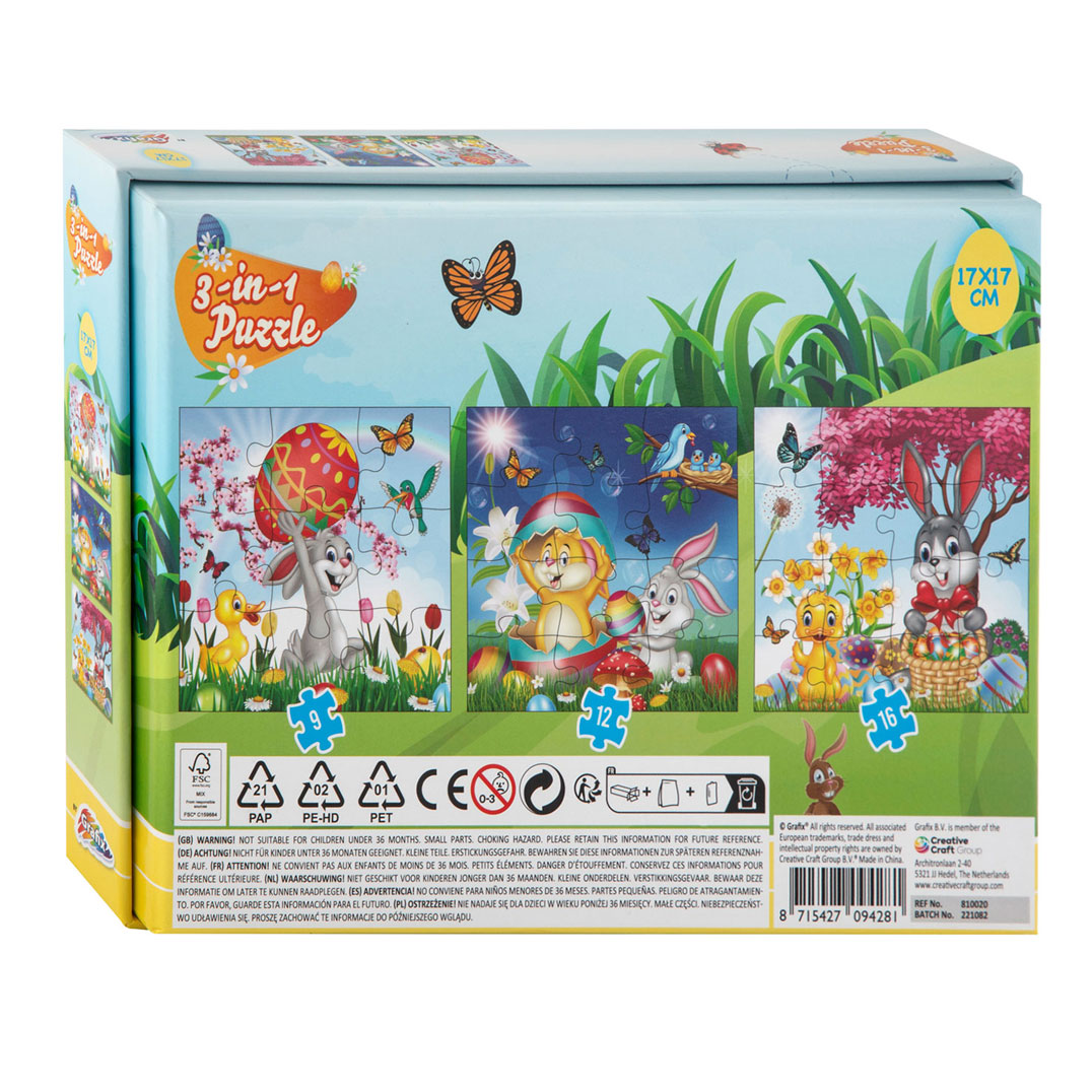 Puzzle Ostern 3in1