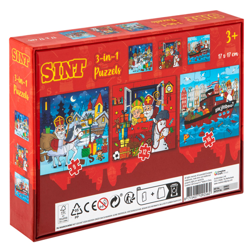 Sint 3in1 Puzzel