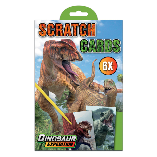 Cartes à gratter Dino 6