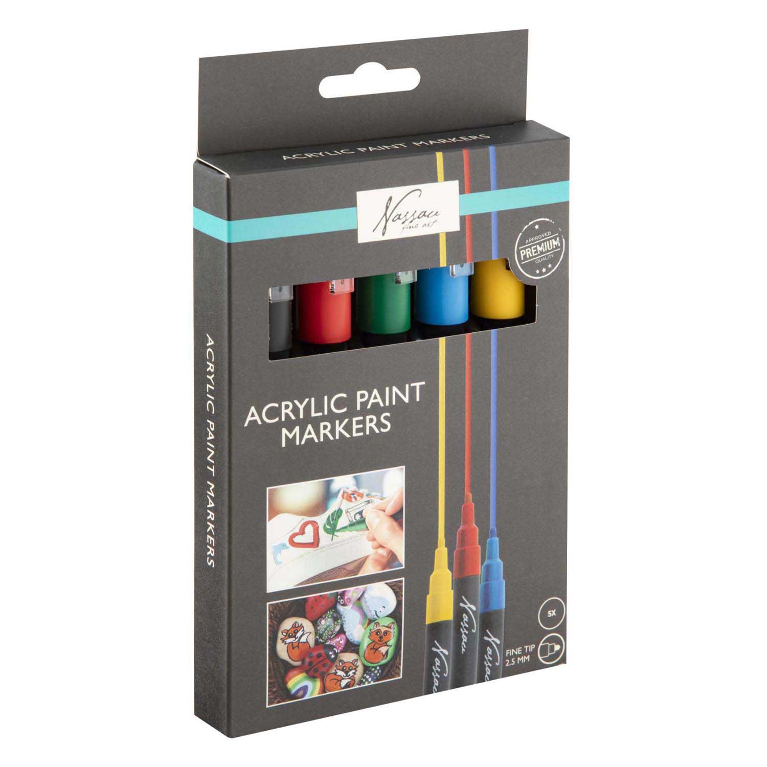 Ensemble de marqueurs acryliques