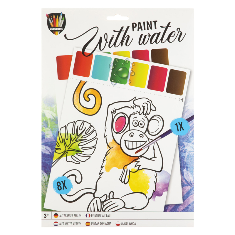 Peinture sur le thème de l'eau, 12 parties.