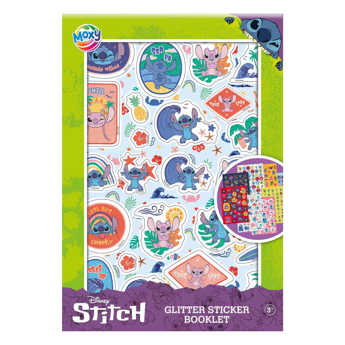 Glitzer-Stickerbuch A5 – Stitch