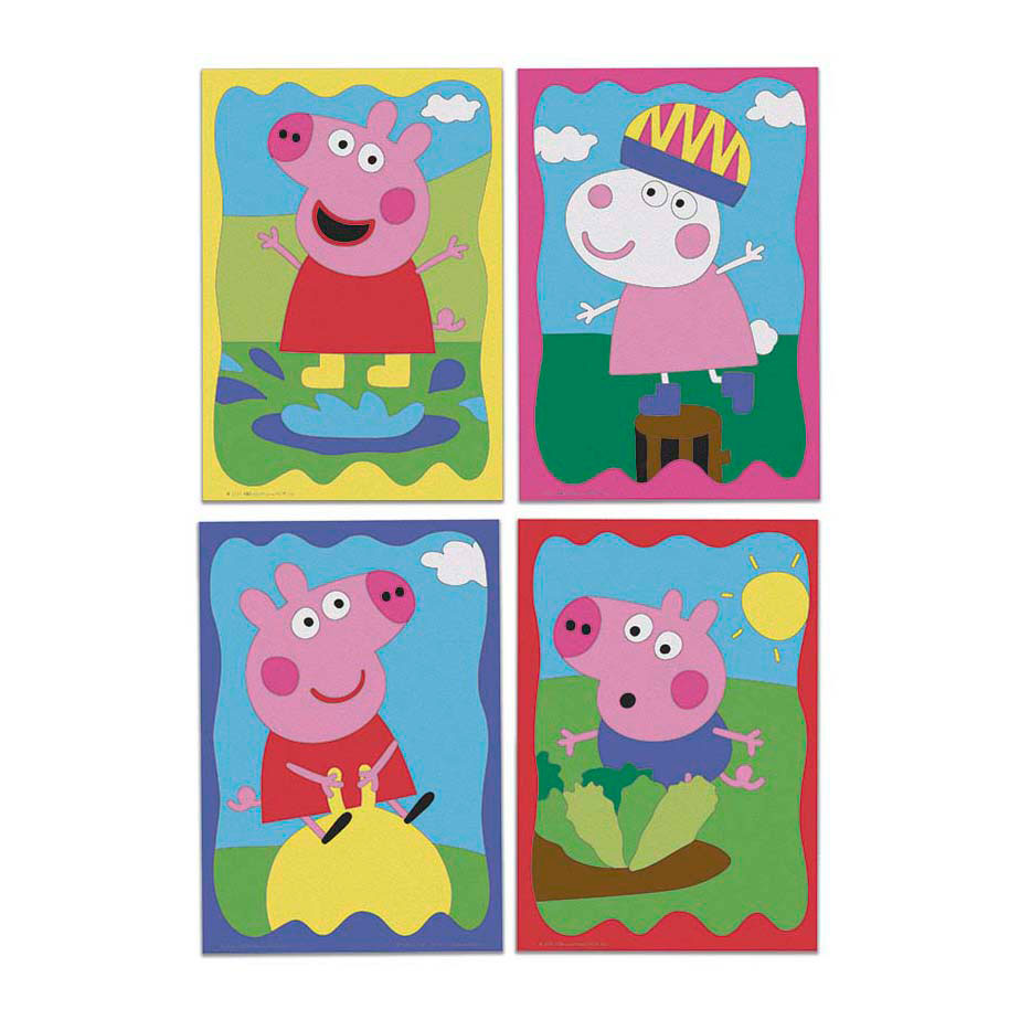 Peppa Pig Zand Schilderen, 16dlg.