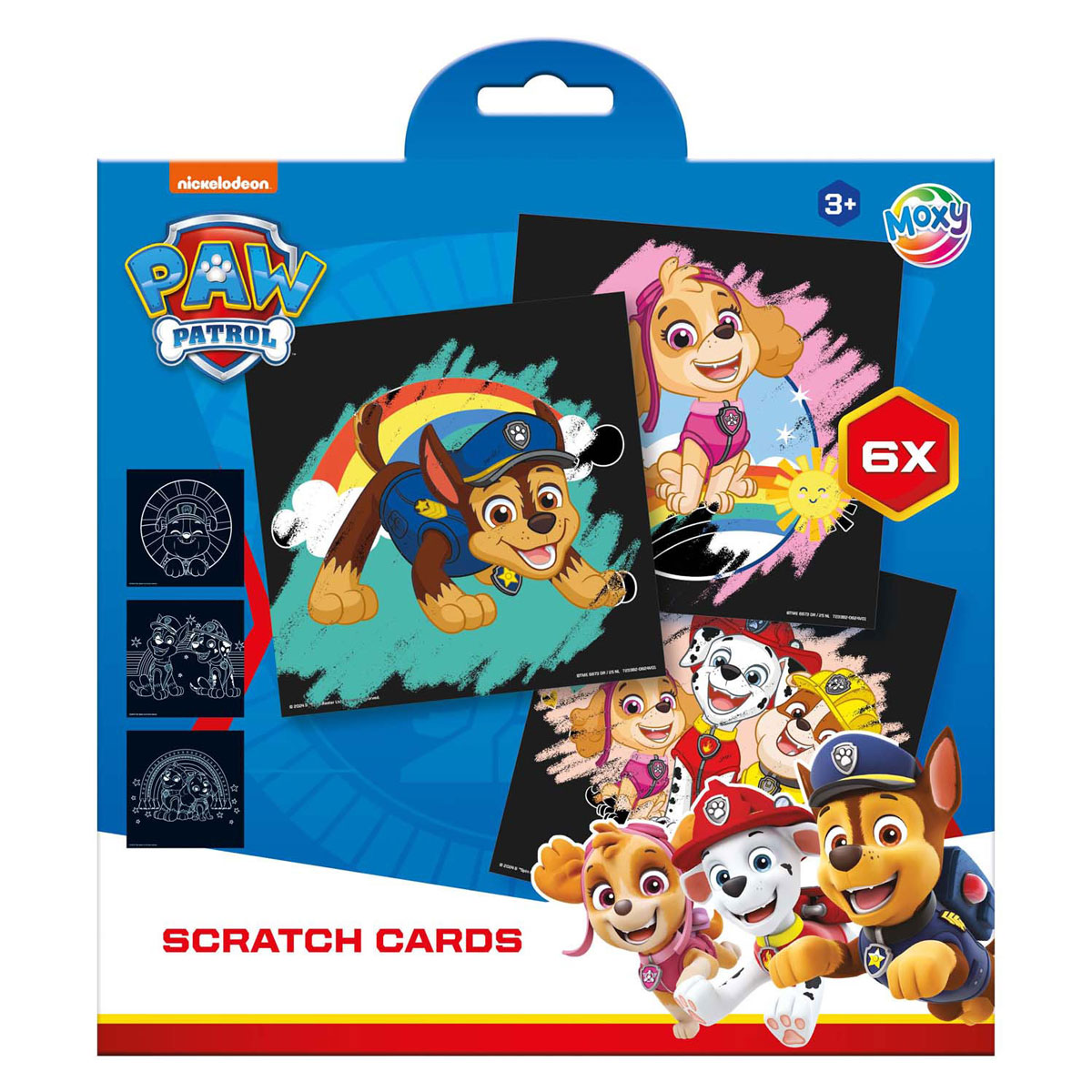 Rubbelkarten PAW Patrol Set, 7-tlg.