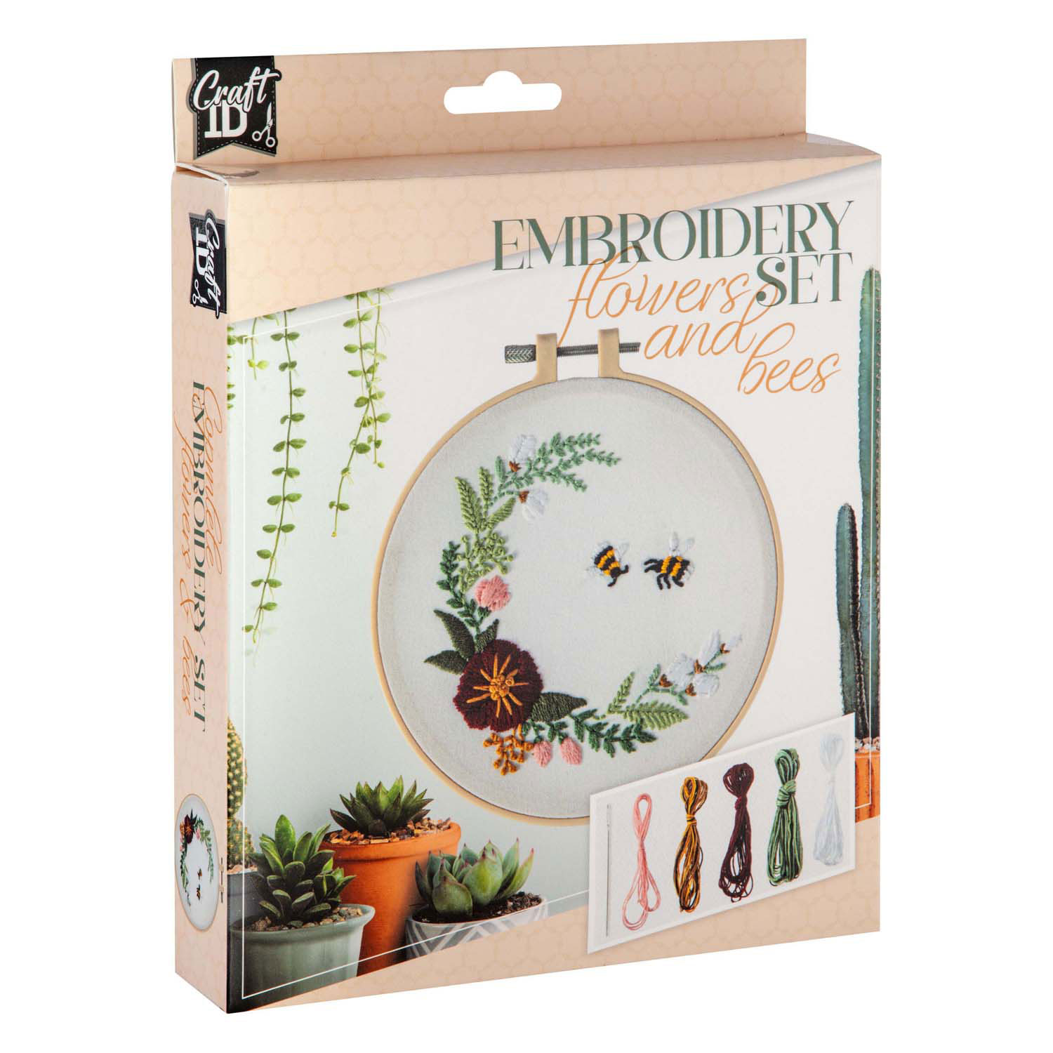 Borduurset Bloemen & Bijtjes