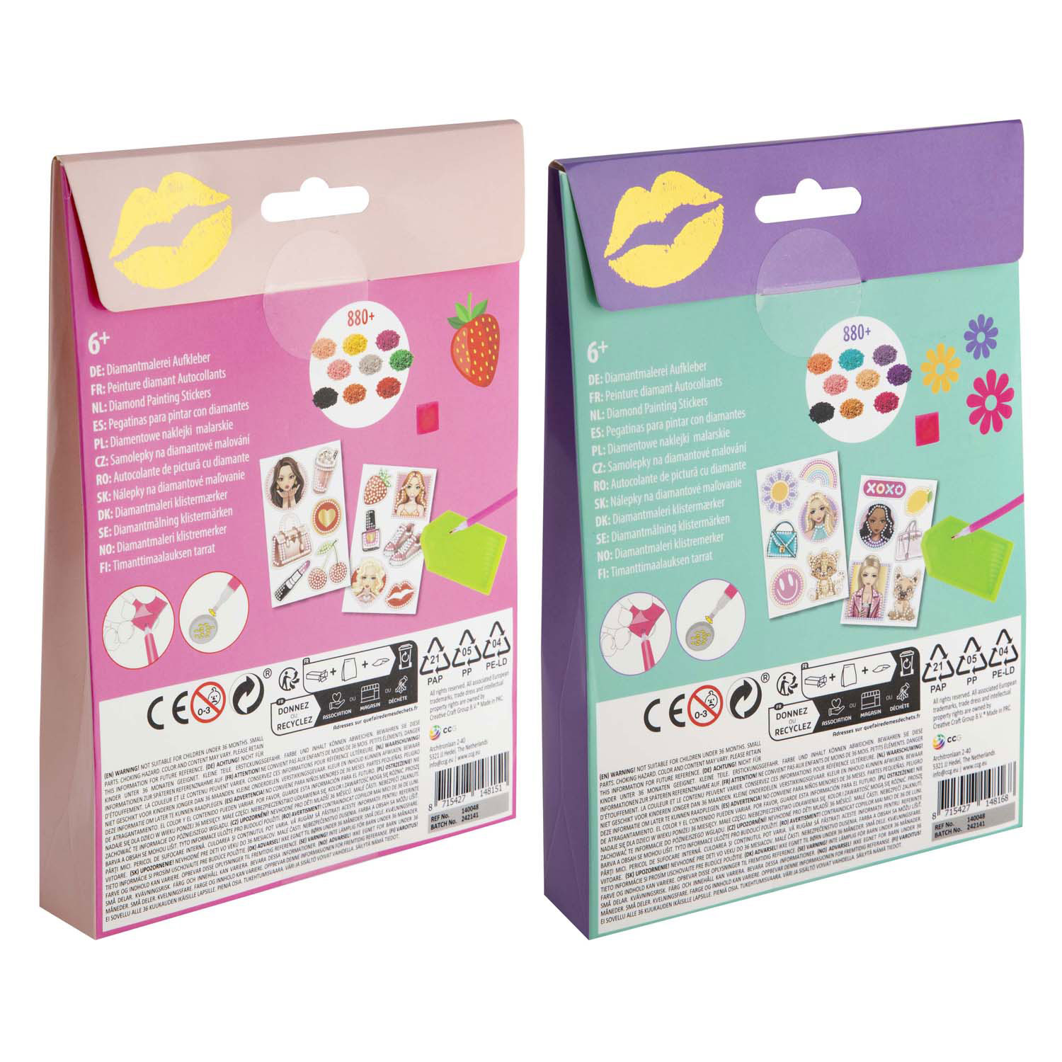 Diamond Painting Stickers, 12dlg.