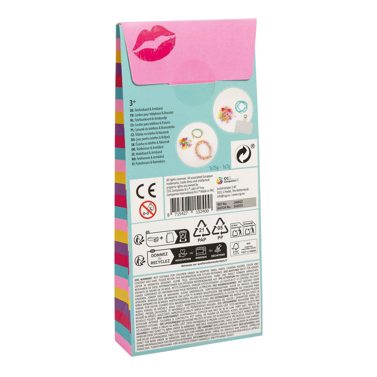 Ensemble de bijoux et accessoires Besties MYO : cordon téléphonique avec bracelet