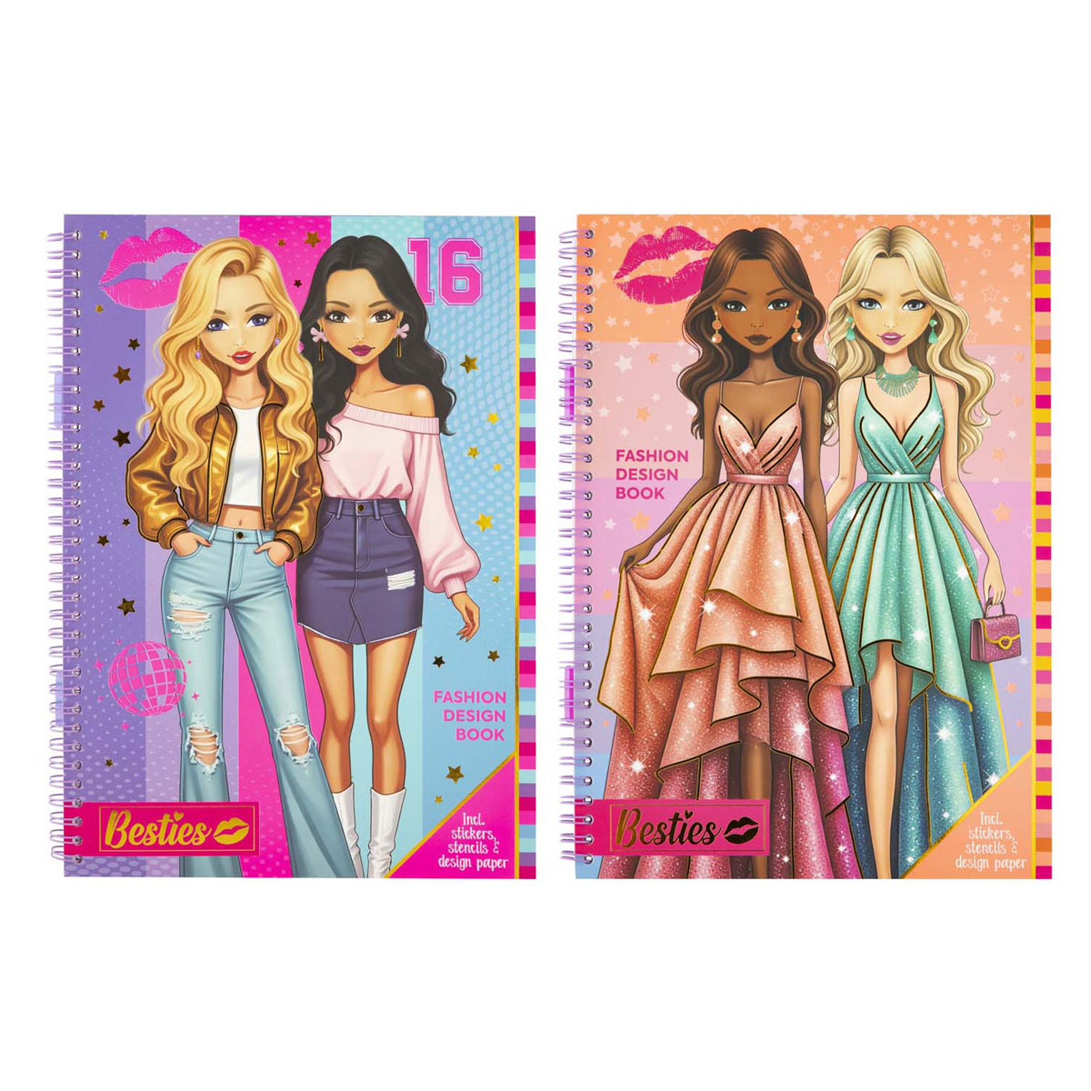 Besties Fashion Ontwerpboek A4 met Accessoires