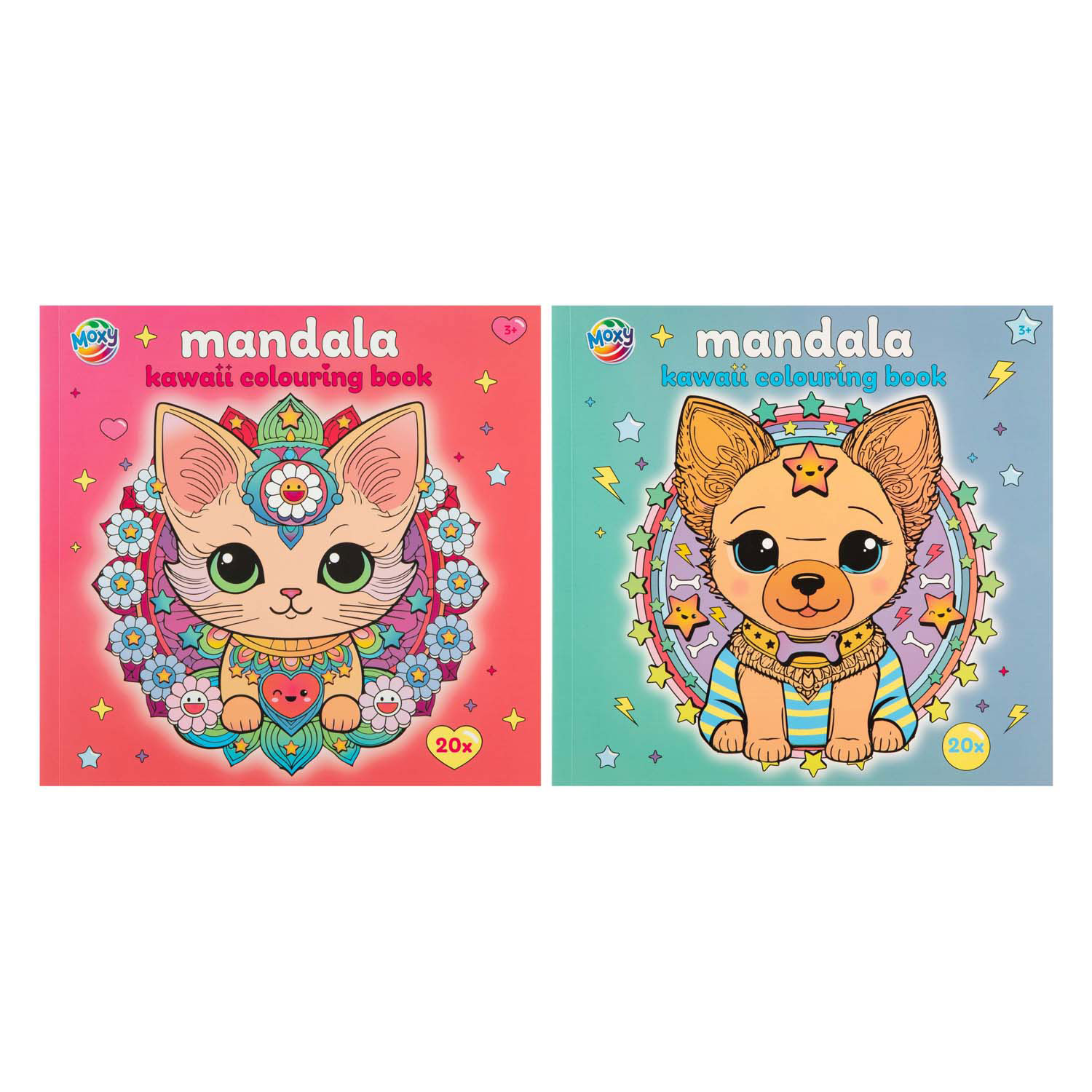 Mandala Kawaii Kleurboek - 20 Vellen