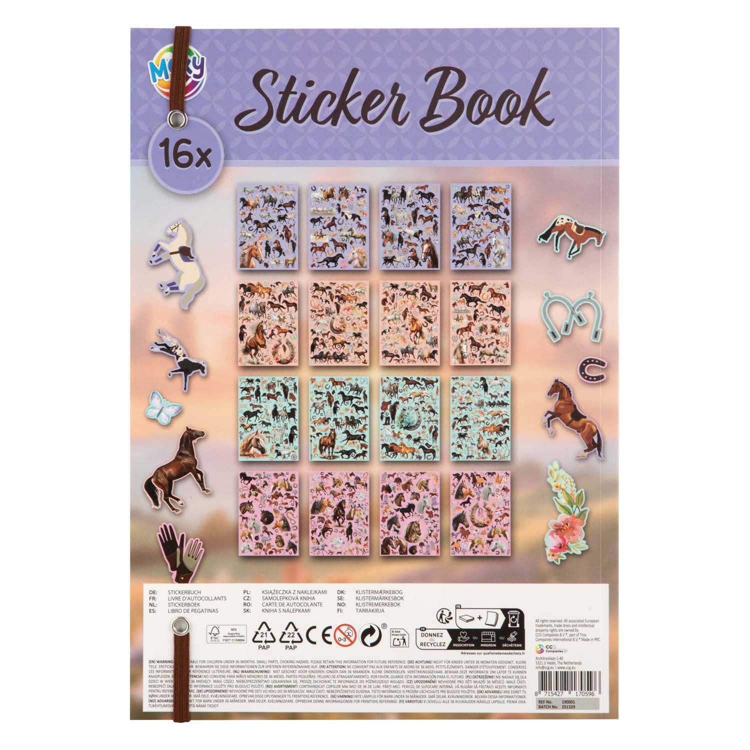 Paarden Stickerboek - 900+st.