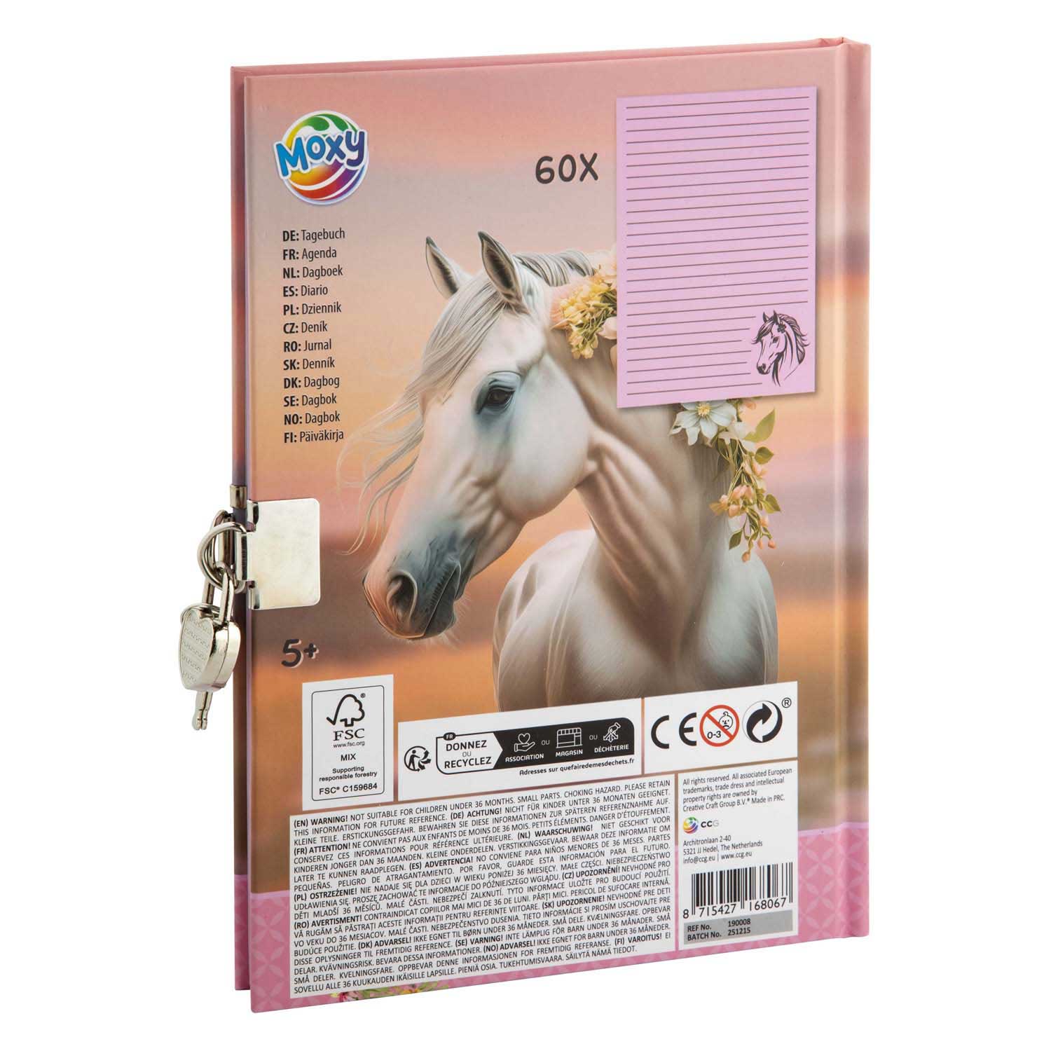 Dagboek met slot A5 - 60 Pagina's