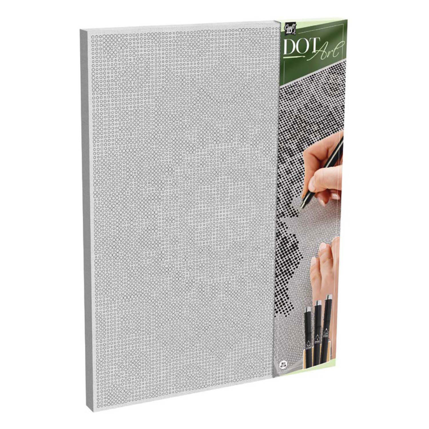 Tableau pointilliste Mandela - 40 x 30 cm - feutres fins inclus