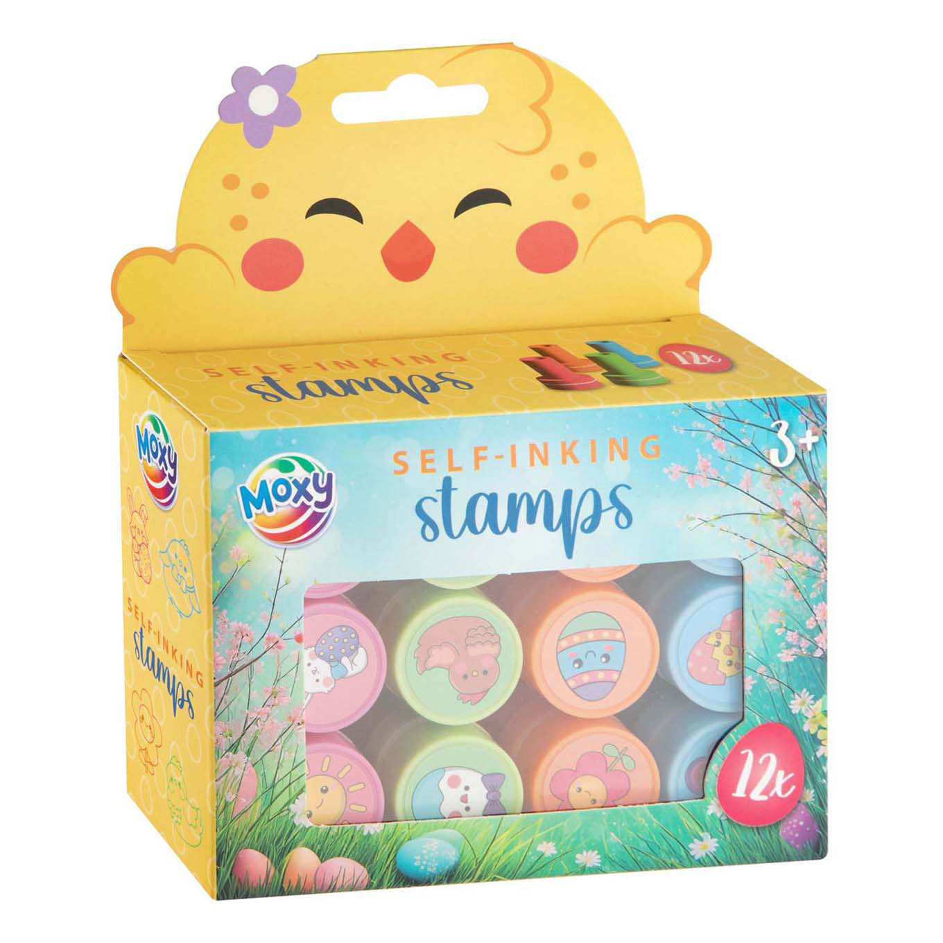 Tampons auto-encreurs Pâques - 12 pièces