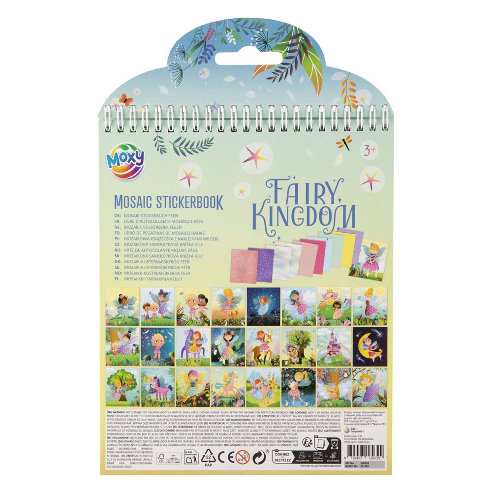 Luxe Mozaïek Stickerboek Feeën -25 Vellen