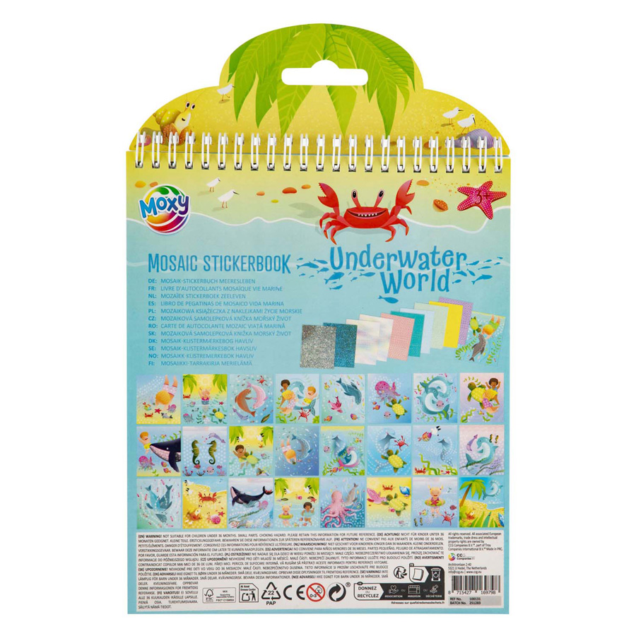 Luxe Mozaïek Stickerboek Onderwaterwereld